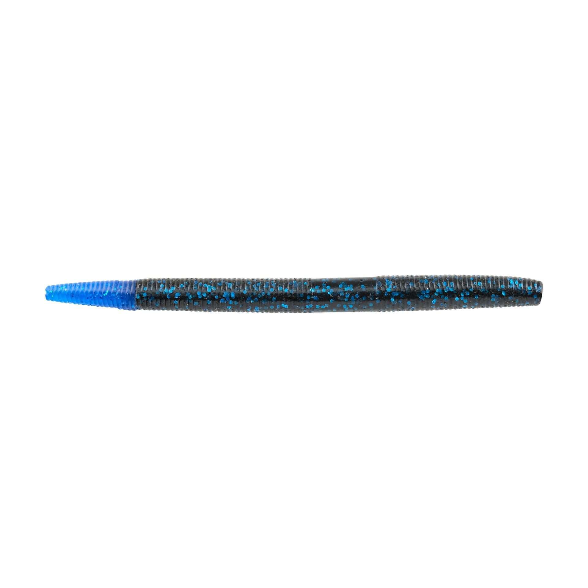 View of Worms Berkley PowerBait The General Worm 4.5 in Black Blue Fleck/Blue available at EZOKO Pike and Musky Shop