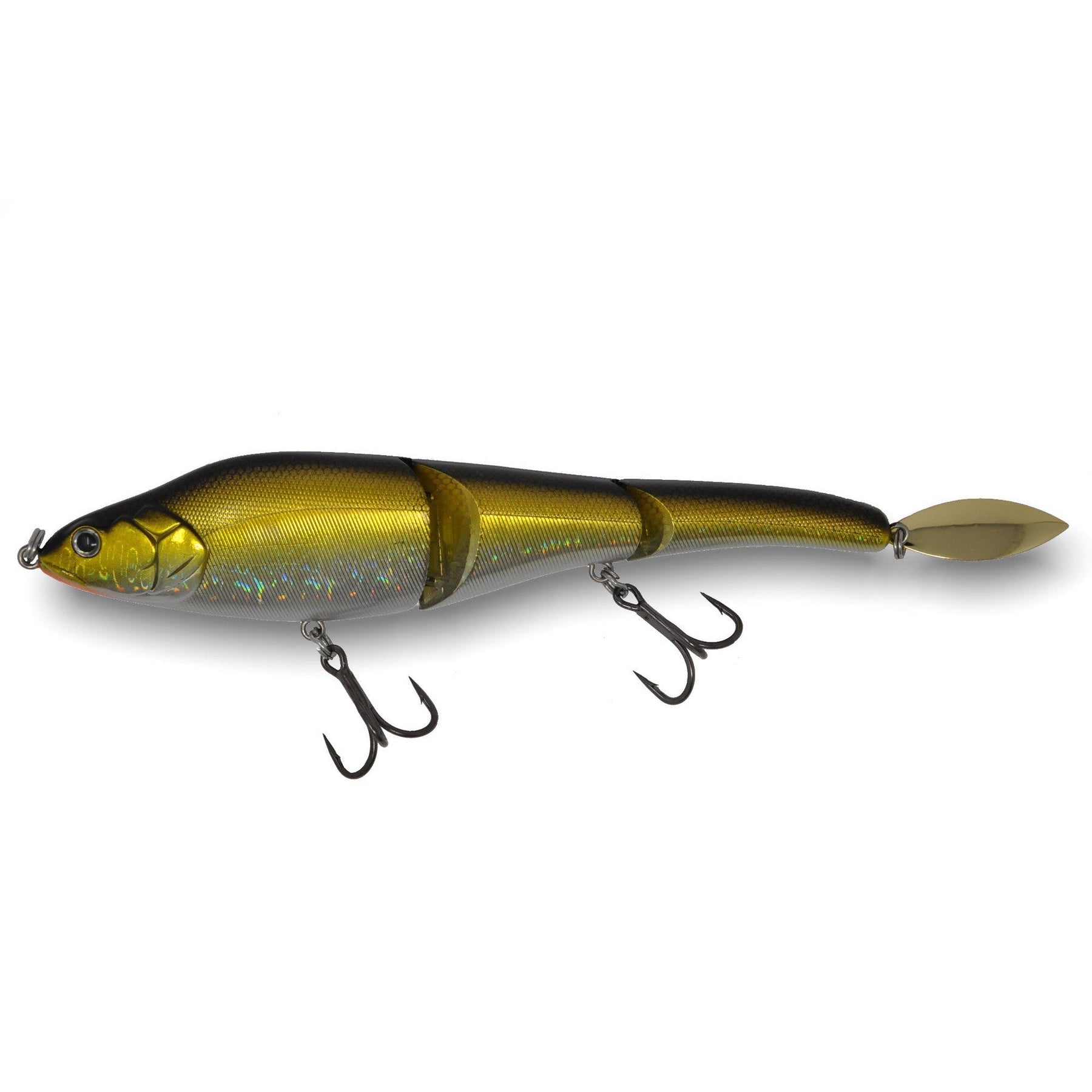 View of Berkley Sébile Magic Swimmer 228 Slow Sinking Golden Shiner available at EZOKO Pike and Musky Shop