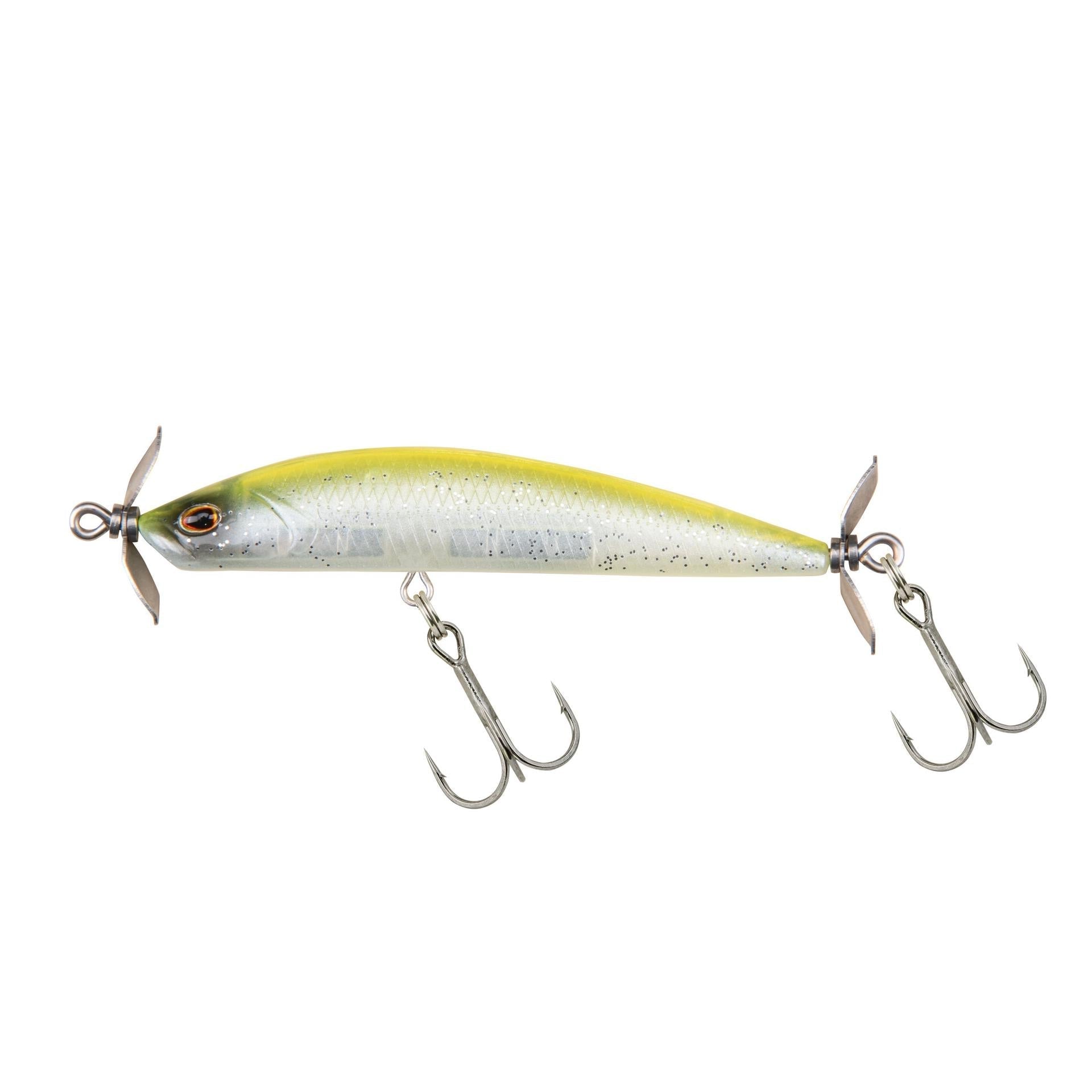 View of Spinbait Berkley SPY Spybait 1/3 oz Lime Ice available at EZOKO Fishing