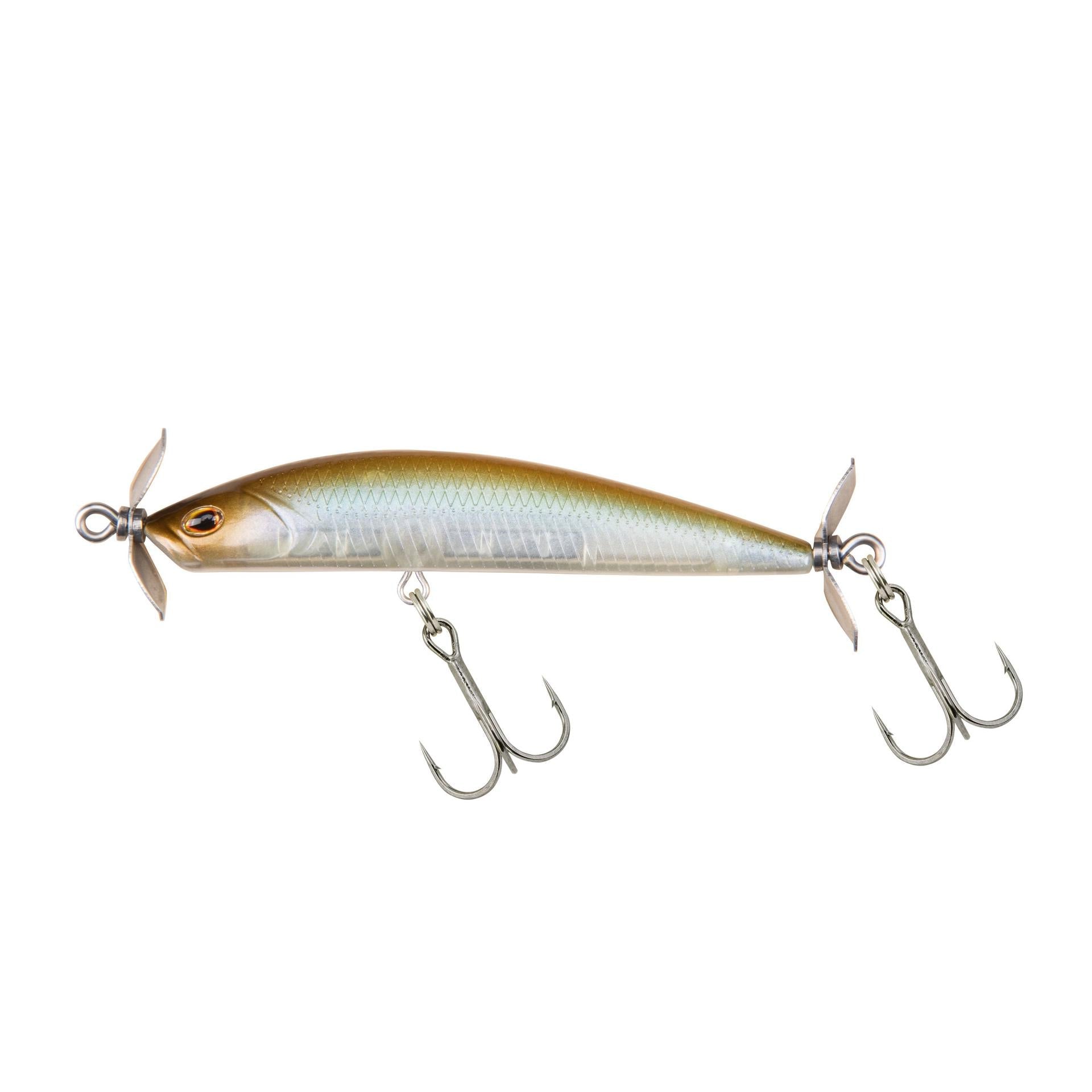 View of Spinbait Berkley SPY Spybait 1/4 oz Stealth Minnow available at EZOKO Fishing