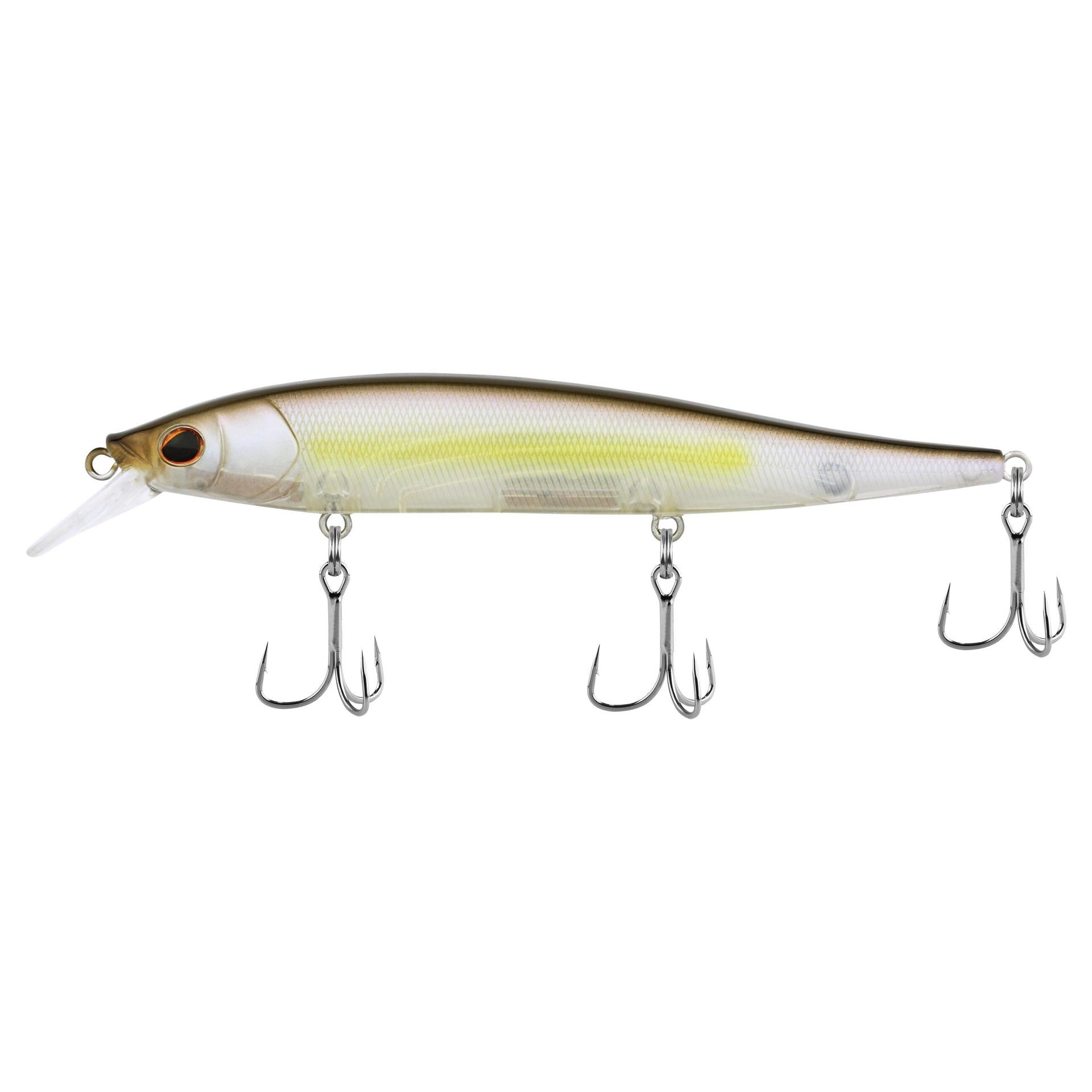 View of Jerkbait Berkley Stunna 112+2 Jerkbait Stealth Shad available at EZOKO Fishing