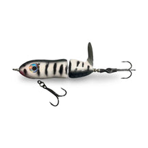 View of Topwater Big Mama Lit'tl Sis'tr Propbait Charged Cisco available at EZOKO Pike and Musky Shop