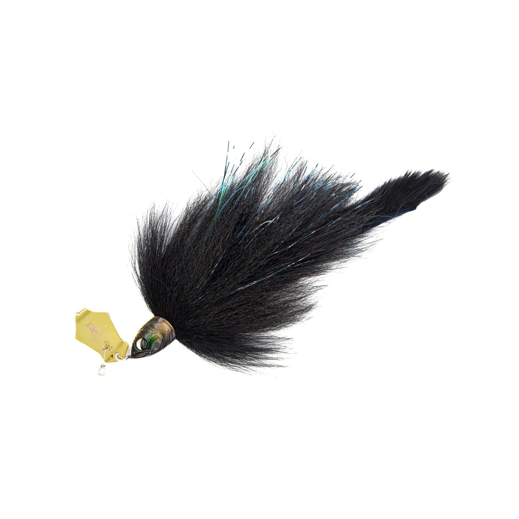View of Chatterbaits Bim Tackle Chacha Bait Jr. Chatterbait Black is Magic available at EZOKO Fishing