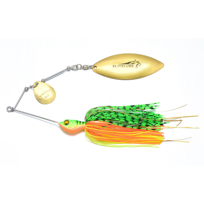 View of BIM Tackle Tiger Pike Super Tough Spinnerbait Fire Tiger available at EZOKO Fishing