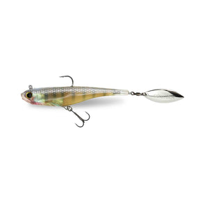 View of Swimbaits Biwaa Divinator 55g Tailspin Swimbait Ghost Gill available at EZOKO Pike and Musky Shop