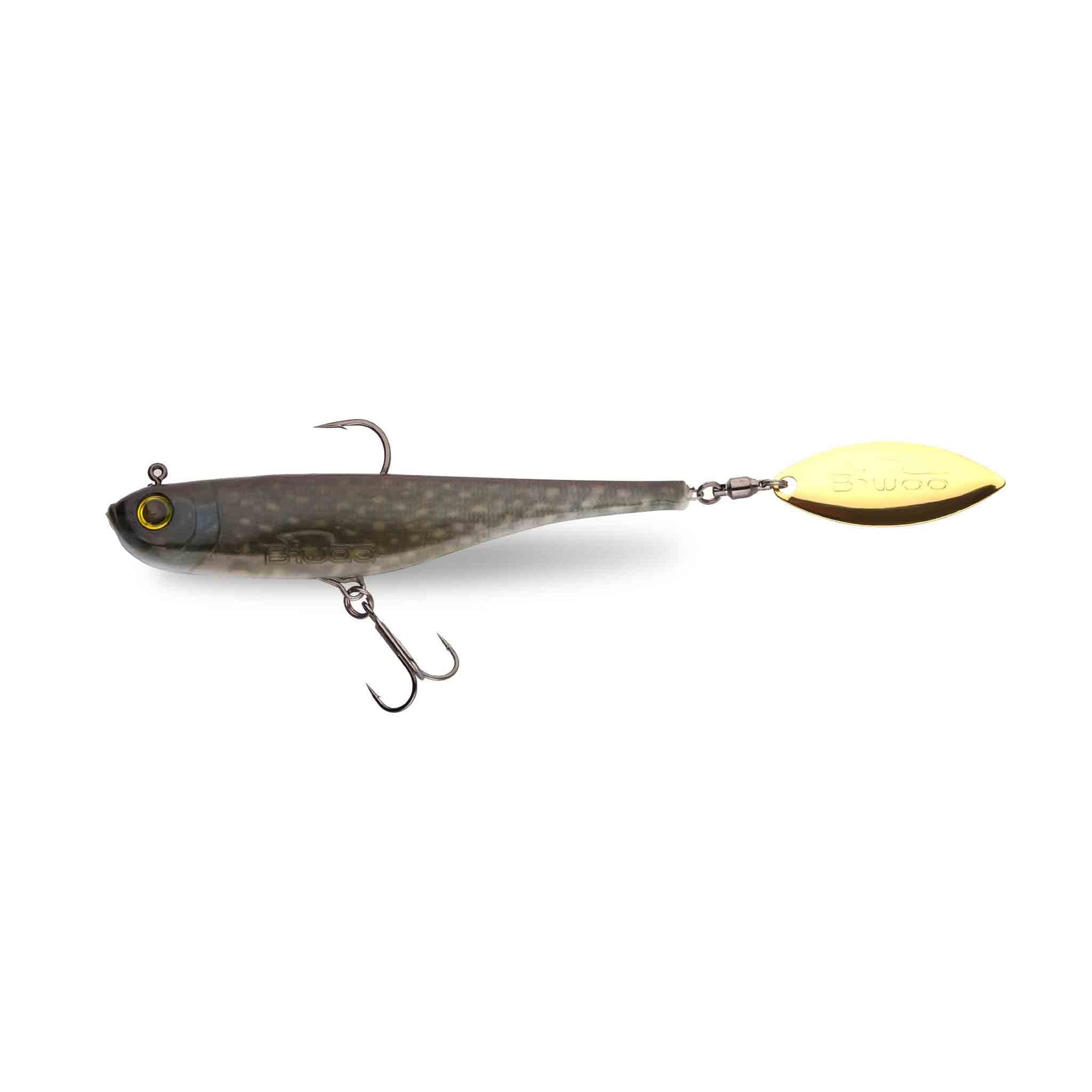View of Swimbaits Biwaa Divinator Big 85g Tailspin Swimbait Northern available at EZOKO Pike and Musky Shop