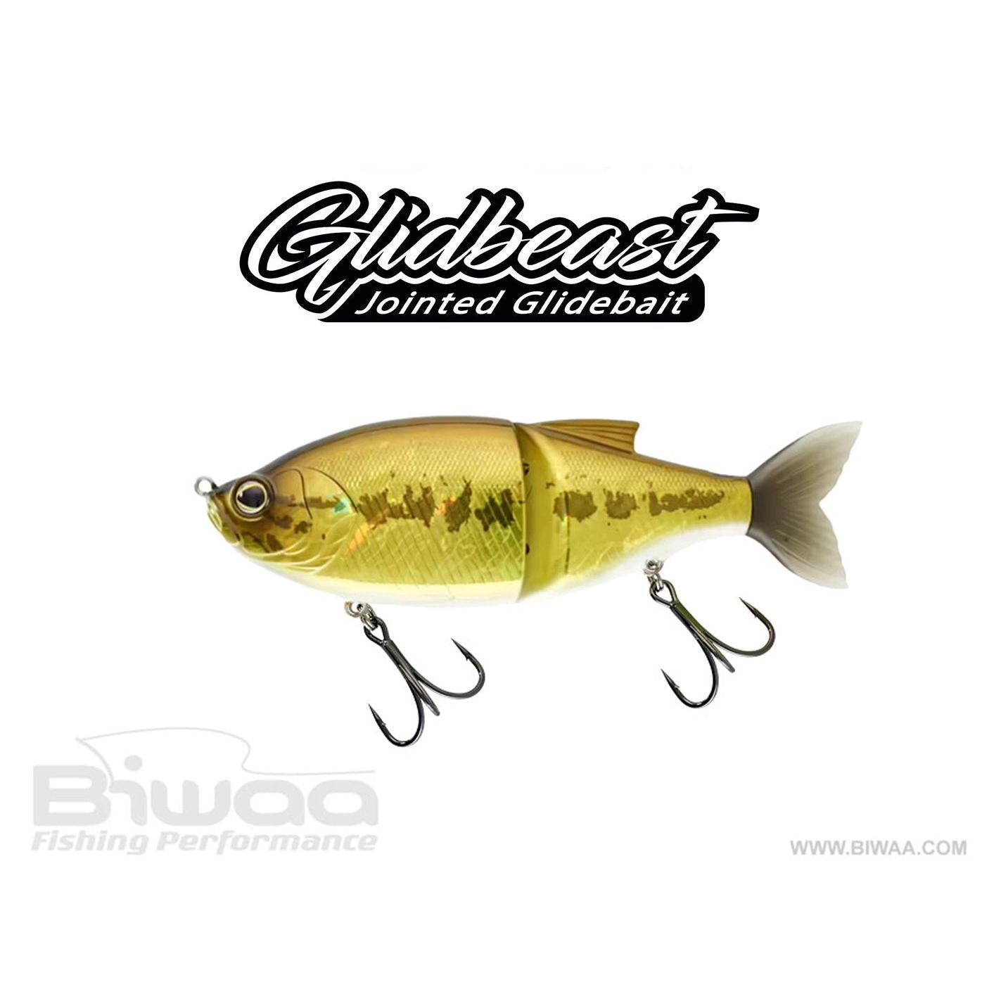 View of Biwaa GlideBeast 145S Swimbait Black Bass available at EZOKO Fishing