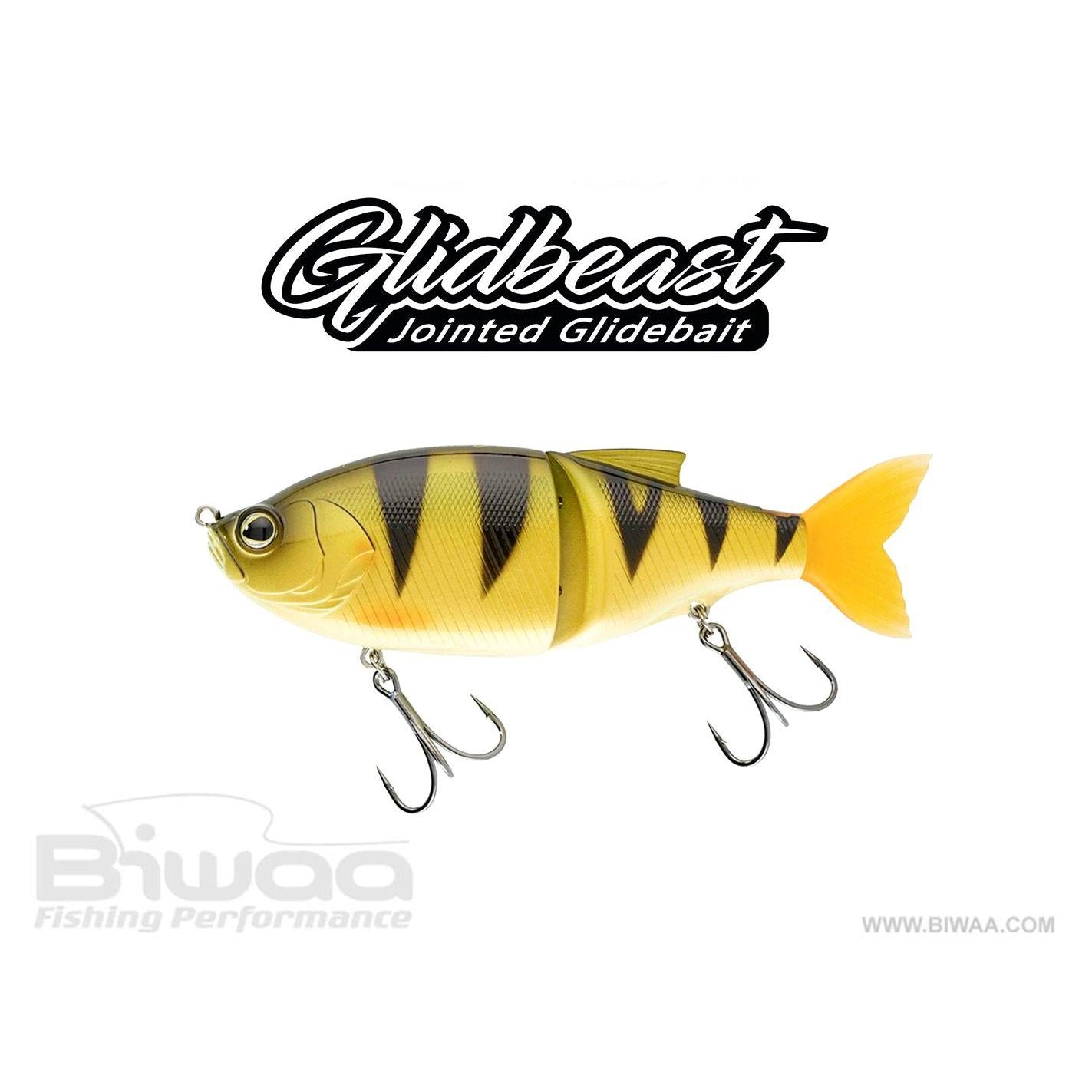 View of Biwaa GlideBeast 145S Swimbait Perch available at EZOKO Fishing