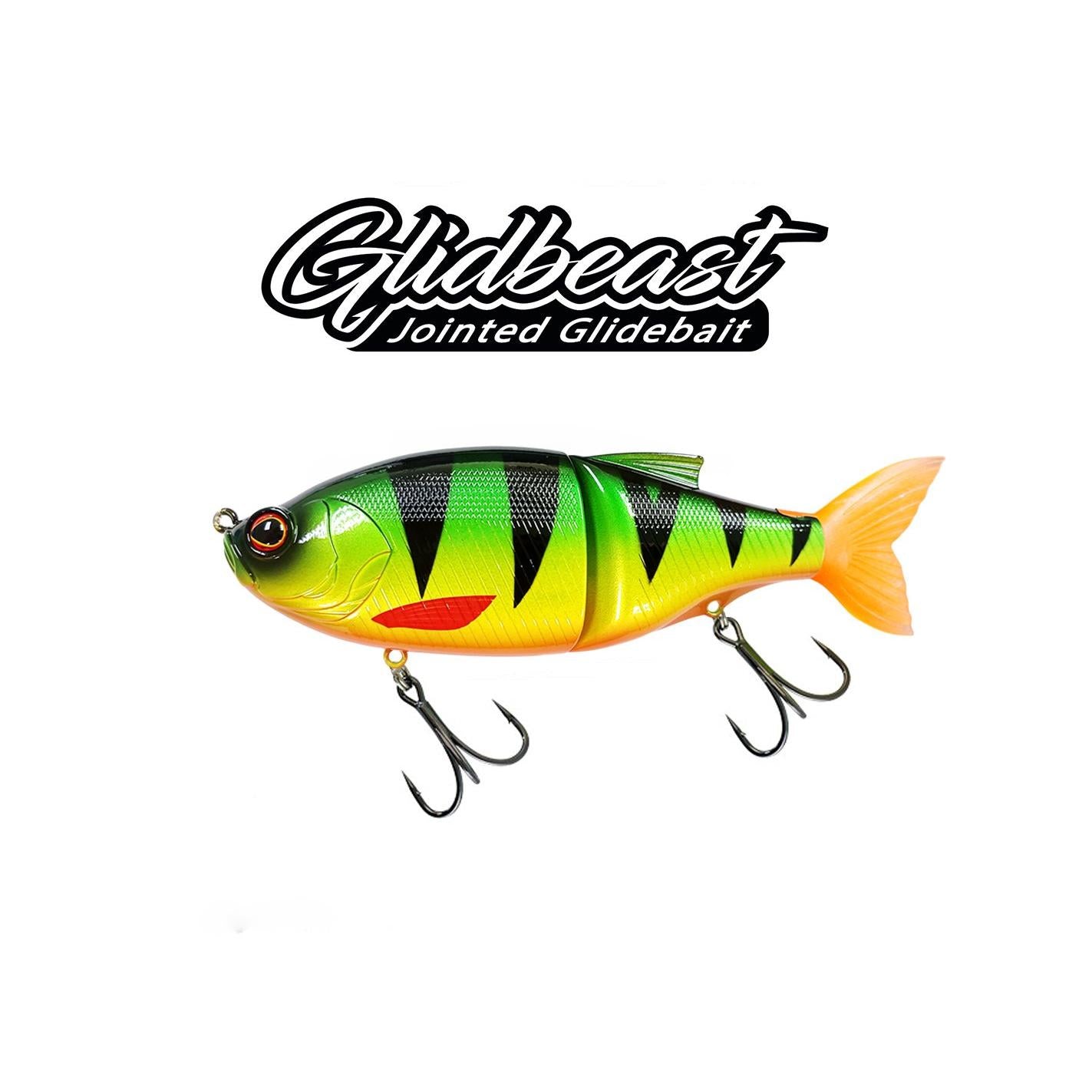 View of Biwaa GlideBeast 160S Swimbait Fire Tiger available at EZOKO Fishing