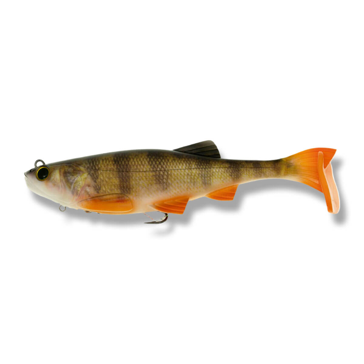 View of Swimbaits Biwaa Kapsiz Kast HD 9" Real Perch available at EZOKO Fishing