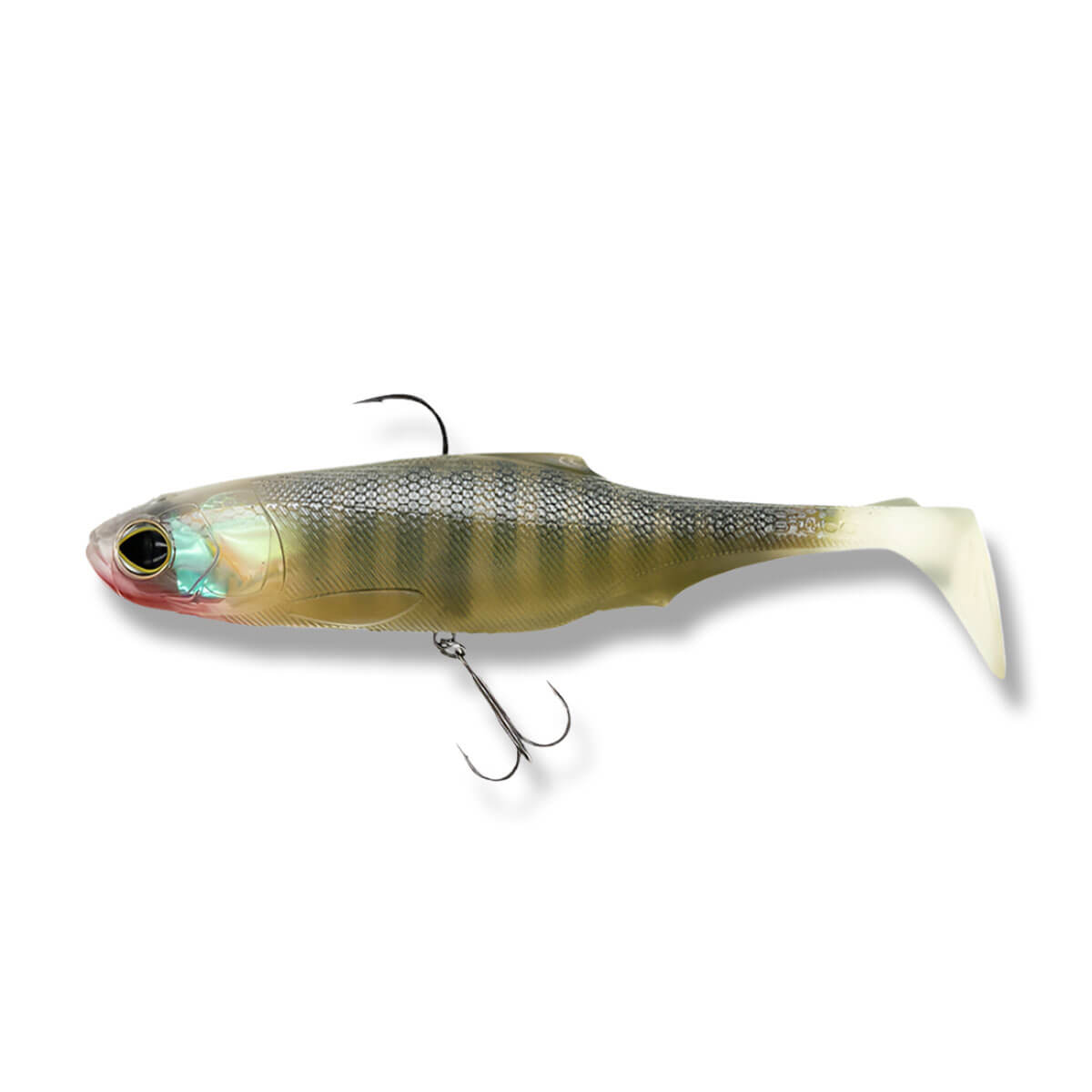 View of Swimbaits Biwaa Submission TopHook 8" Ghost Gill available at EZOKO Pike and Musky Shop