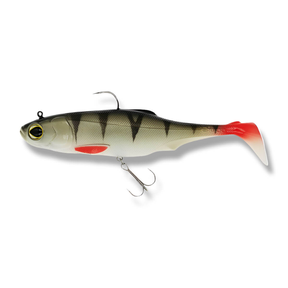 View of Swimbaits Biwaa Submission TopHook 8" Gold Perch available at EZOKO Fishing