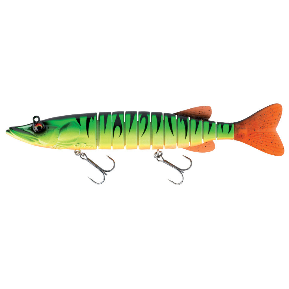 View of Hard Swimbaits Biwaa SwimPike 180 Swimbait Fire Tiger available at EZOKO Fishing