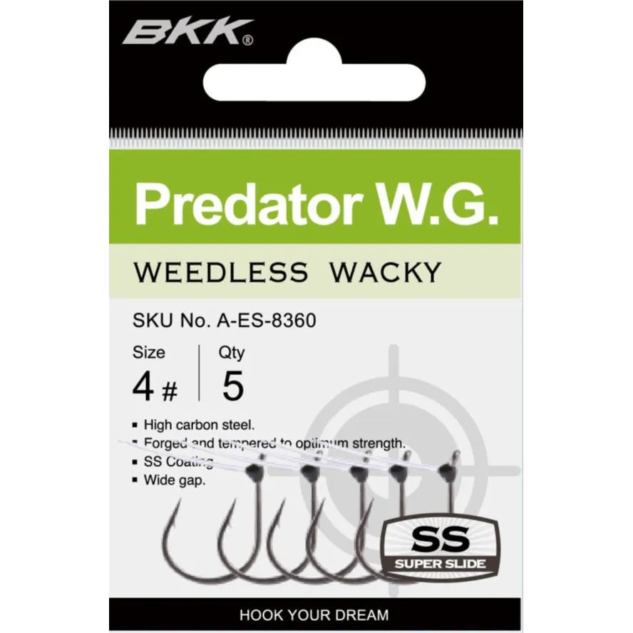 View of Hooks BKK Predator W.G. Weedless available at EZOKO Pike and Musky Shop