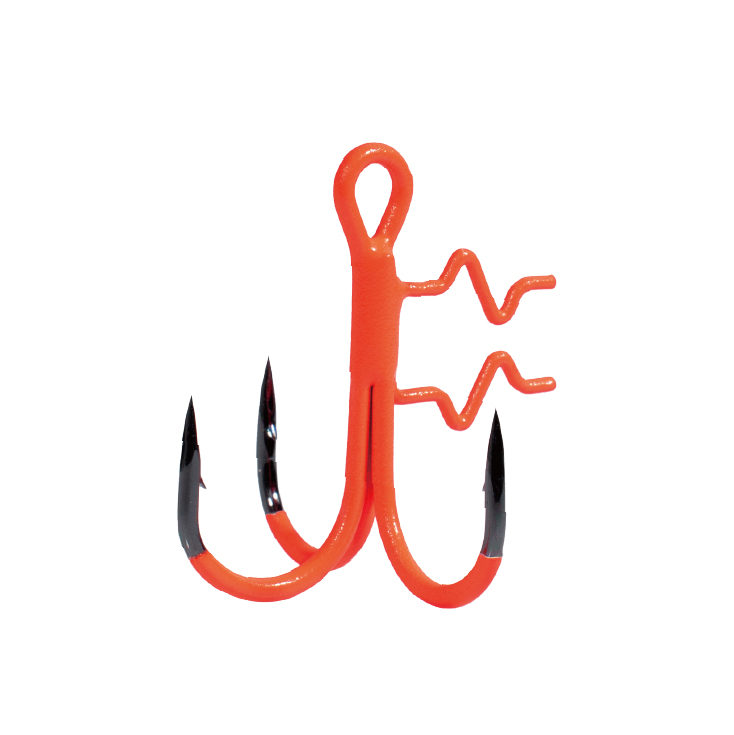 View of Hooks BKK Spear-21 UVO Assist Treble Hook available at EZOKO Fishing