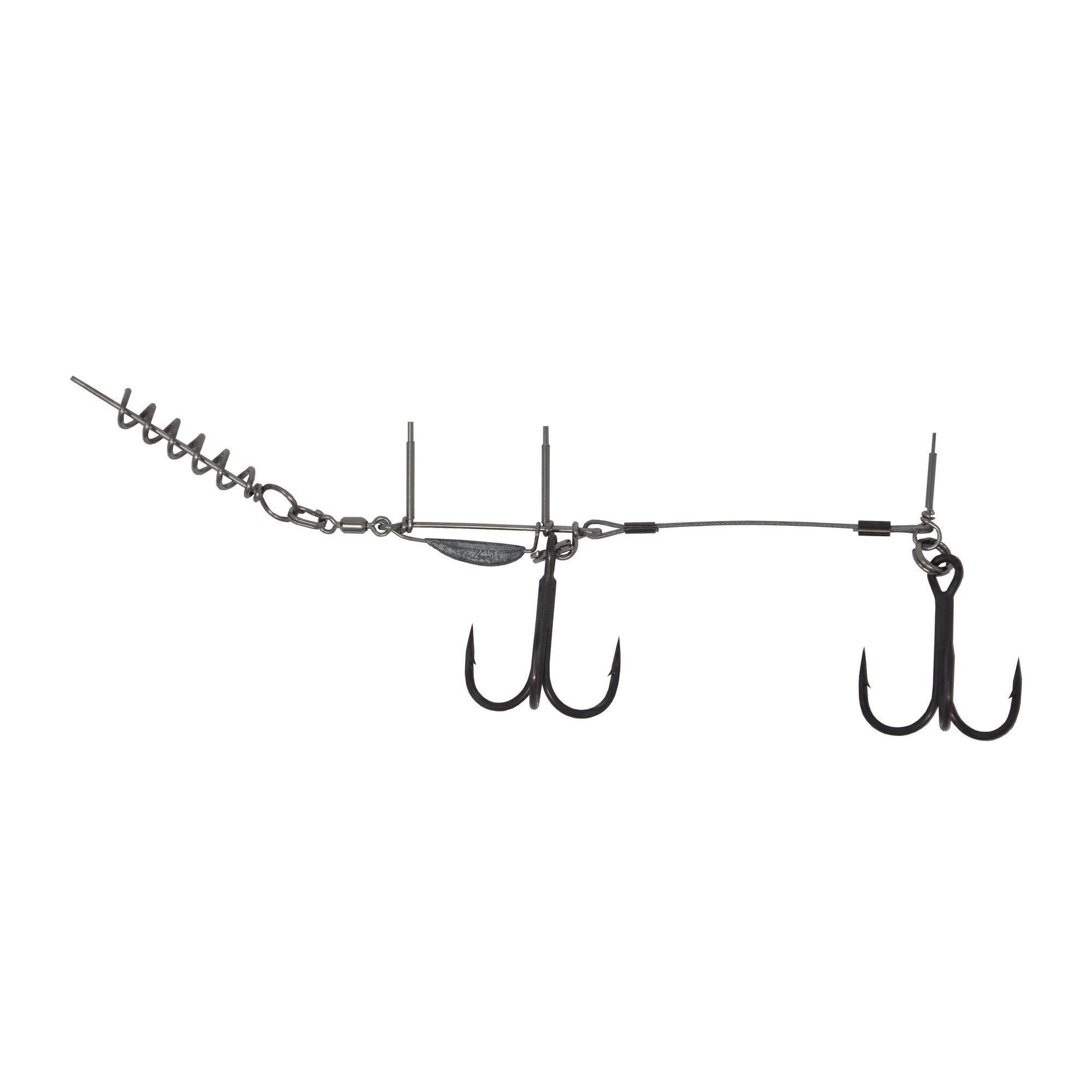 View of Rigs BKK Stinger BB Trigger 21 SS #1/0 available at EZOKO Pike and Musky Shop