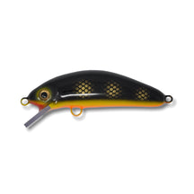 View of Crankbaits Blue Water Baits 6" Fat Chub Crankbait Black Pech / Orange Belly available at EZOKO Pike and Musky Shop