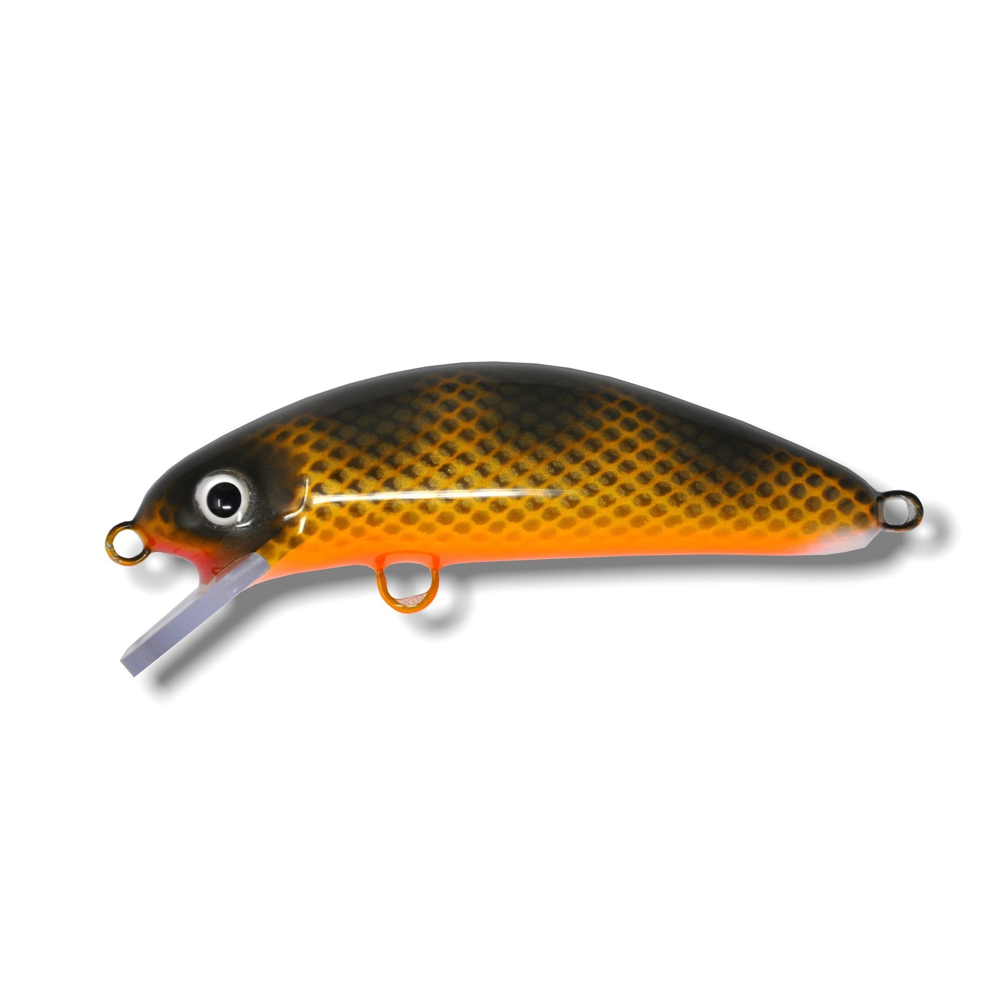 View of Crankbaits Blue Water Baits 6" Fat Chub Crankbait Double Nickel Walleye / Orange Belly available at EZOKO Fishing