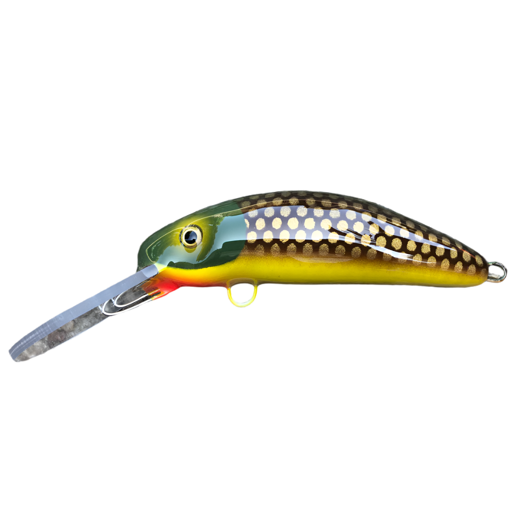 View of Blue Water Baits 6” Fat Herring Crankbait available at EZOKO Pike and Musky Shop