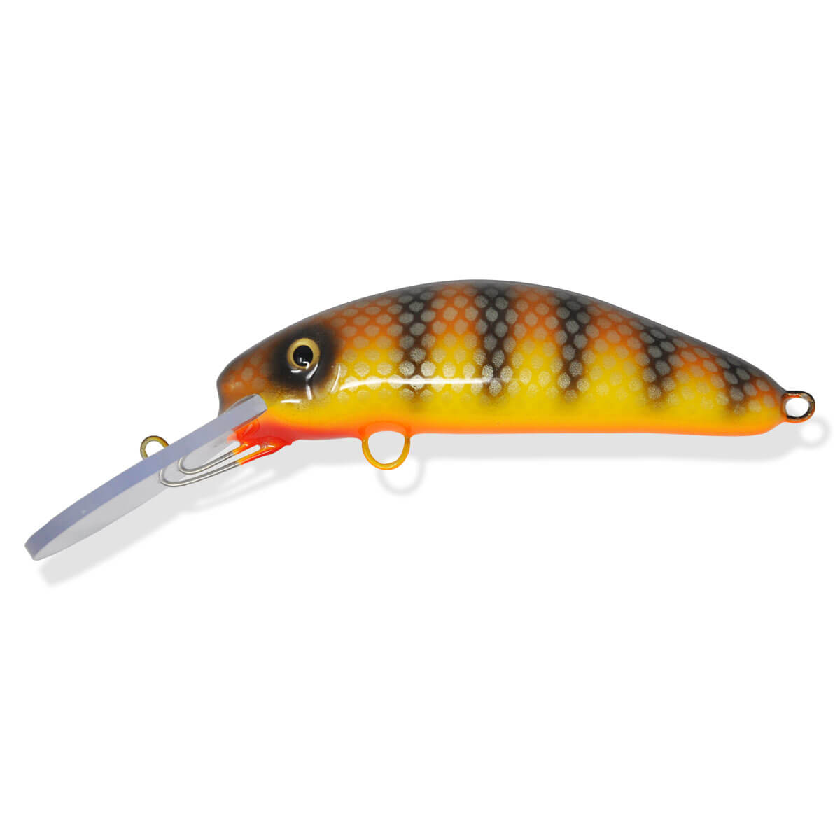 View of Crankbaits Blue Water Baits 6” Fat Herring Pro Crankbait Legend Walleye / Orange Belly available at EZOKO Pike and Musky Shop