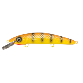 View of Crankbaits Blue Water Baits 9" cisco (Synthetic Cedar) - shallow Crankbait Legend Walleye / White Belly available at EZOKO Pike and Musky Shop