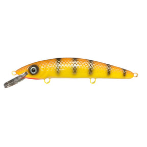 View of Crankbaits Blue Water Baits 9" cisco (Synthetic Cedar) - shallow Crankbait Legend Walleye / White Belly available at EZOKO Pike and Musky Shop