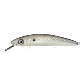 View of Crankbaits Blue Water Baits 9" cisco (Synthetic Cedar) - shallow Crankbait Prism Shad / Pearl Belly available at EZOKO Pike and Musky Shop