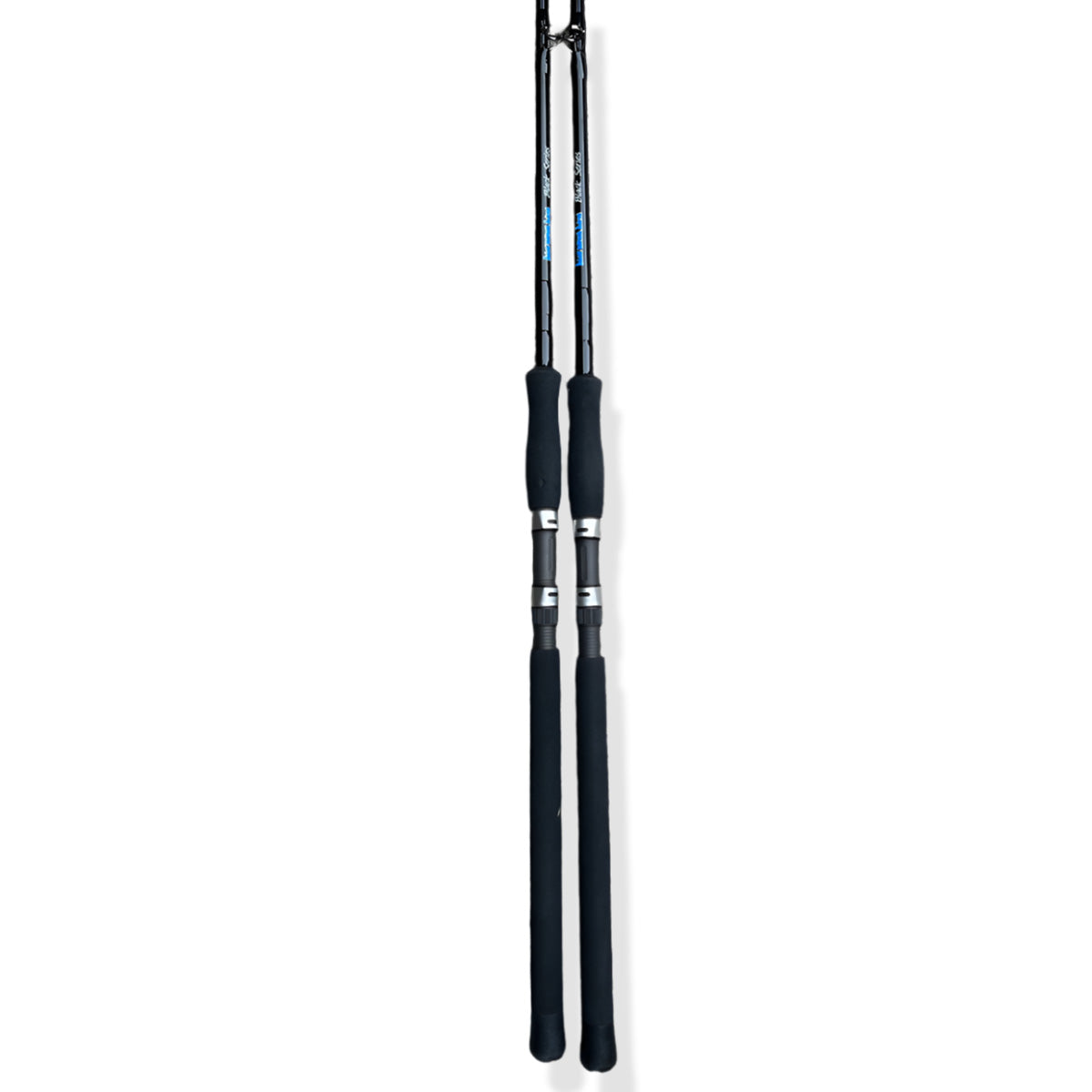 View of Baitcast_Rods Blue Water Baits Black Series Trolling Rod available at EZOKO Pike and Musky Shop
