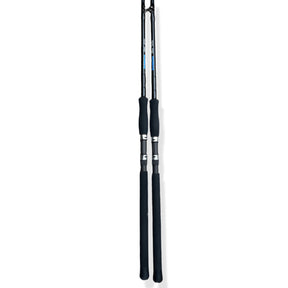 View of Baitcast_Rods Blue Water Baits Black Series Trolling Rod available at EZOKO Pike and Musky Shop