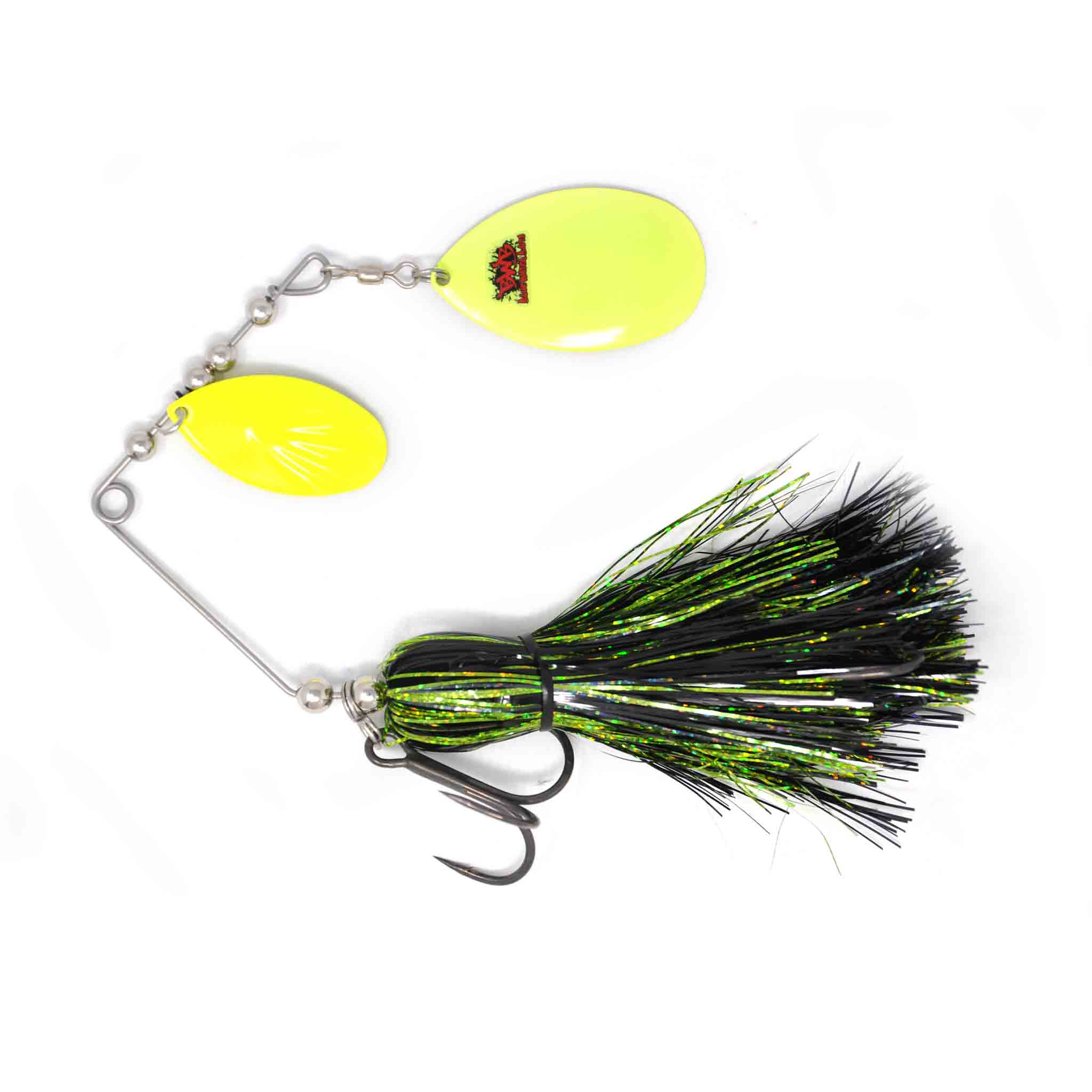 View of Spinnerbaits Blue Water Baits Gong Show 10 Spinnerbait Bay Perch available at EZOKO Pike and Musky Shop