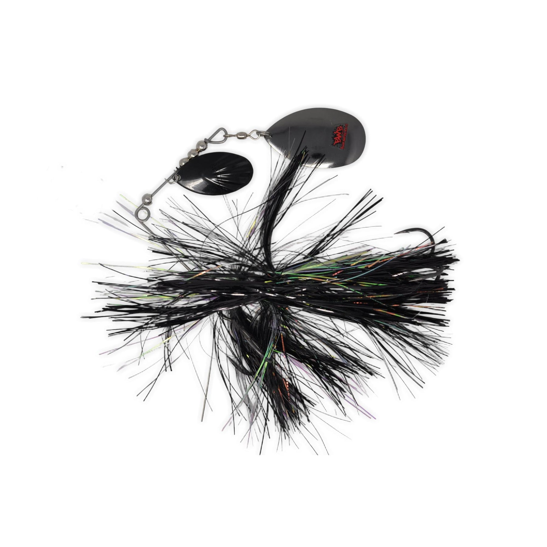 View of Spinnerbaits Blue Water Baits Gong Show 12 Spinnerbait Black Pearl available at EZOKO Fishing