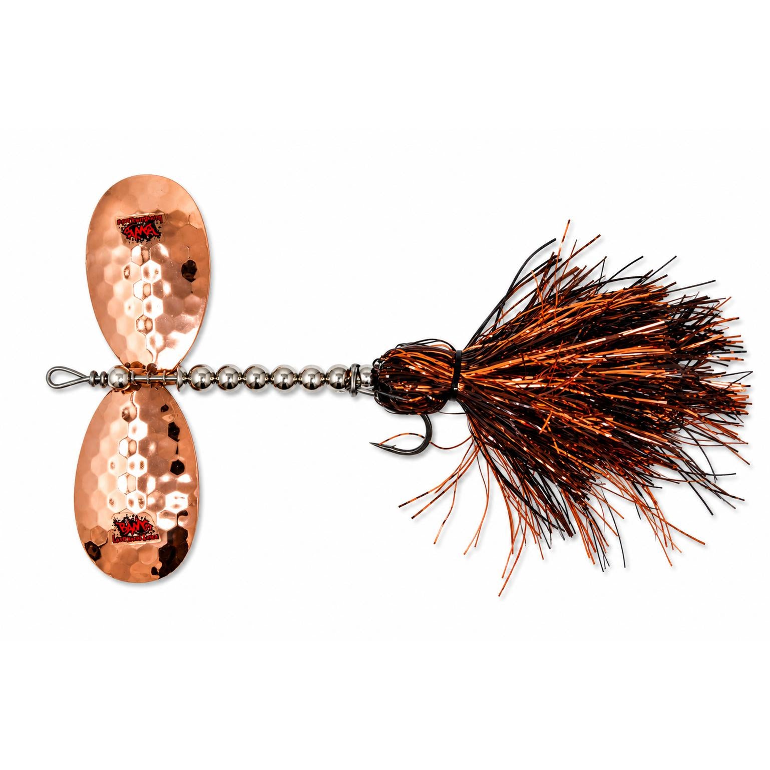 View of Bucktails Blue Water Baits Show Stopper 11S Bucktail Brown available at EZOKO Fishing