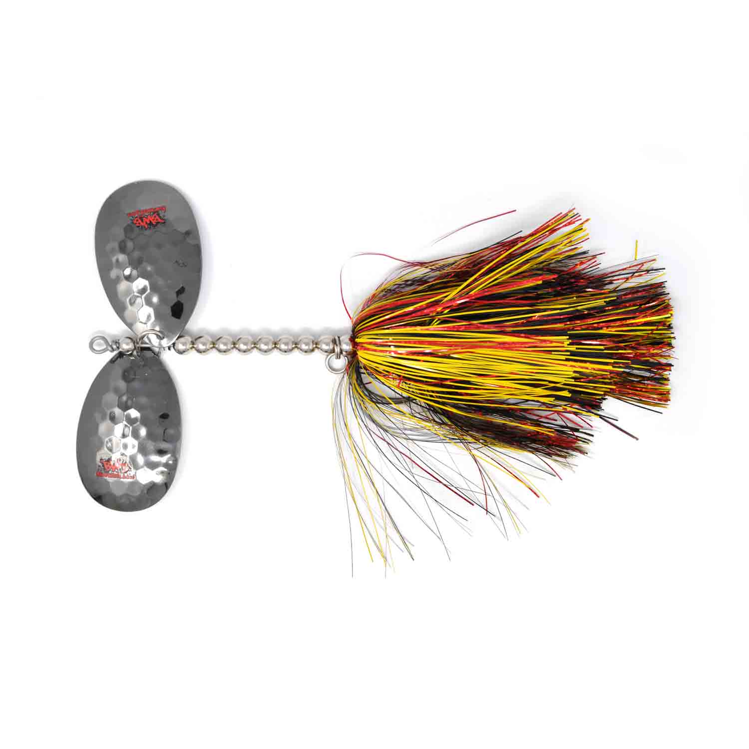 View of Bucktails Blue Water Baits Show Stopper 11S FIREWORK available at EZOKO Pike and Musky Shop