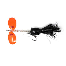 View of Bucktails Blue Water Baits Show Stopper 9 Bucktail Black / Orange Blades available at EZOKO Pike and Musky Shop