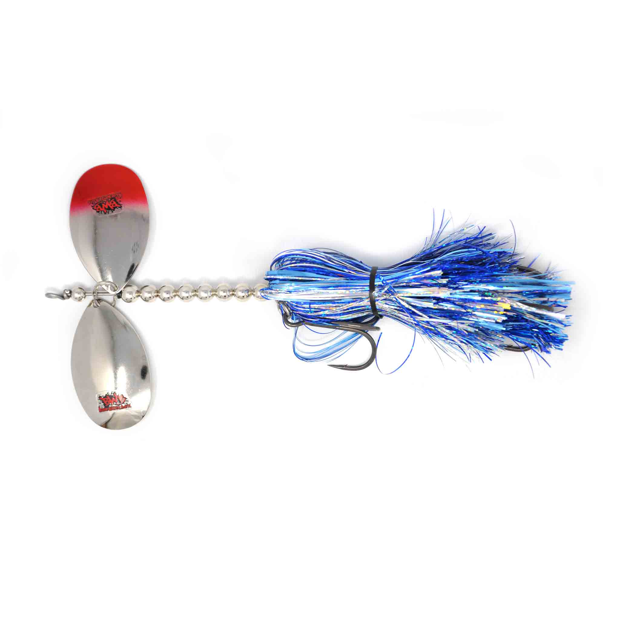 View of Bucktails Blue Water Baits Show Stopper 9 Bucktail Iced Cisco available at EZOKO Fishing