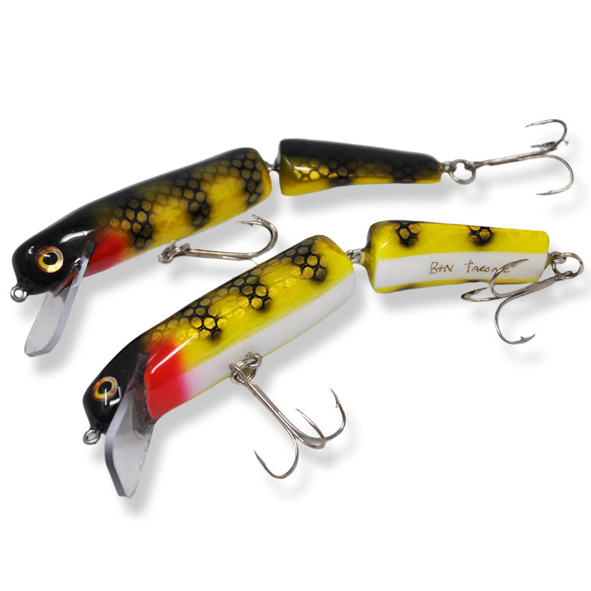 View of Crankbaits B&N Custom 7'' Slasher Jointed Crankbait Natural Perch available at EZOKO Pike and Musky Shop