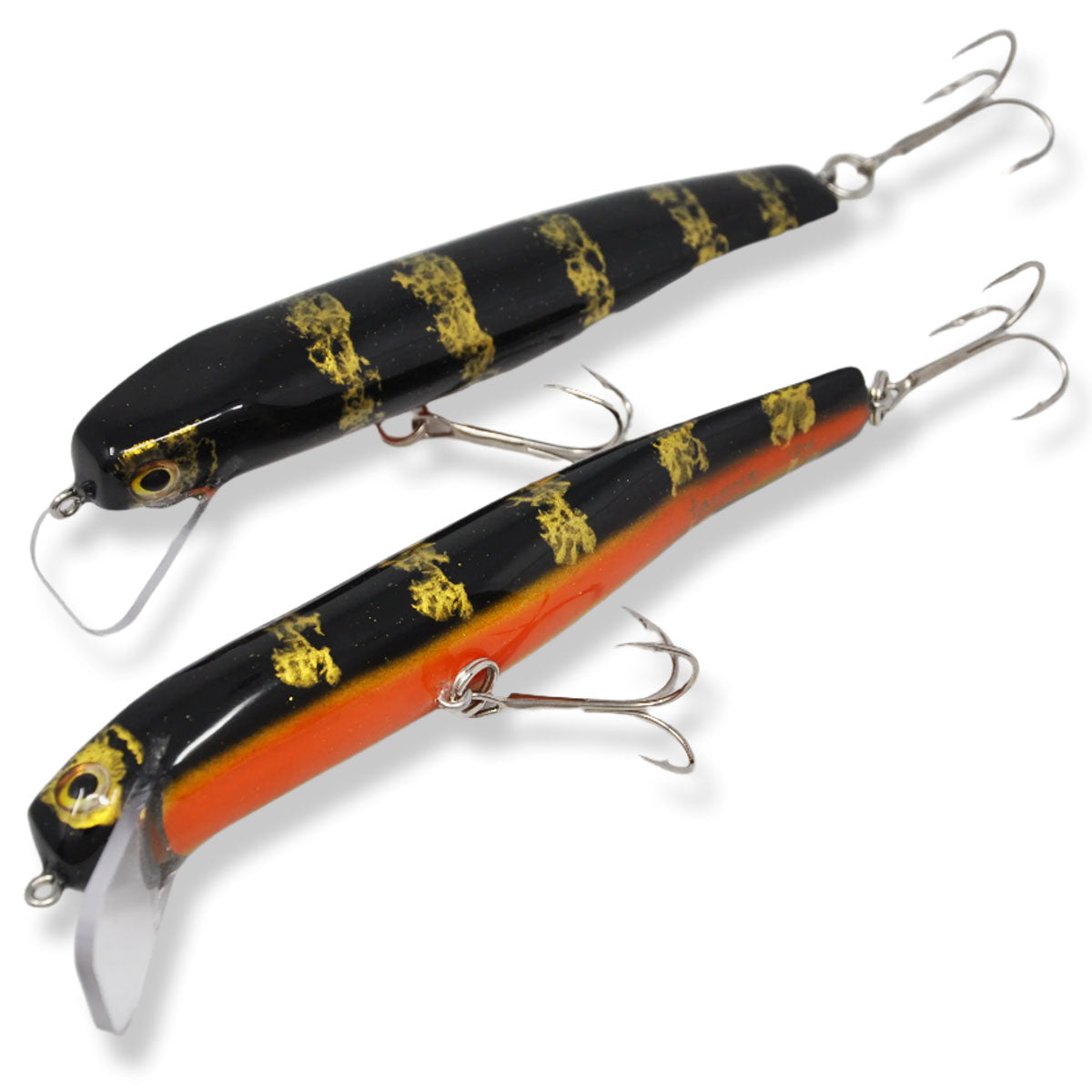 View of Crankbaits B&N Custom 7'' Slasher Straight Crankbait Black Perch available at EZOKO Fishing