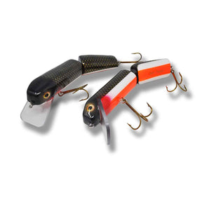 View of Crankbaits B&N Custom Jointed Magnum Stubby Slasher Crankbaits Night Shiner Orange Belly available at EZOKO Fishing