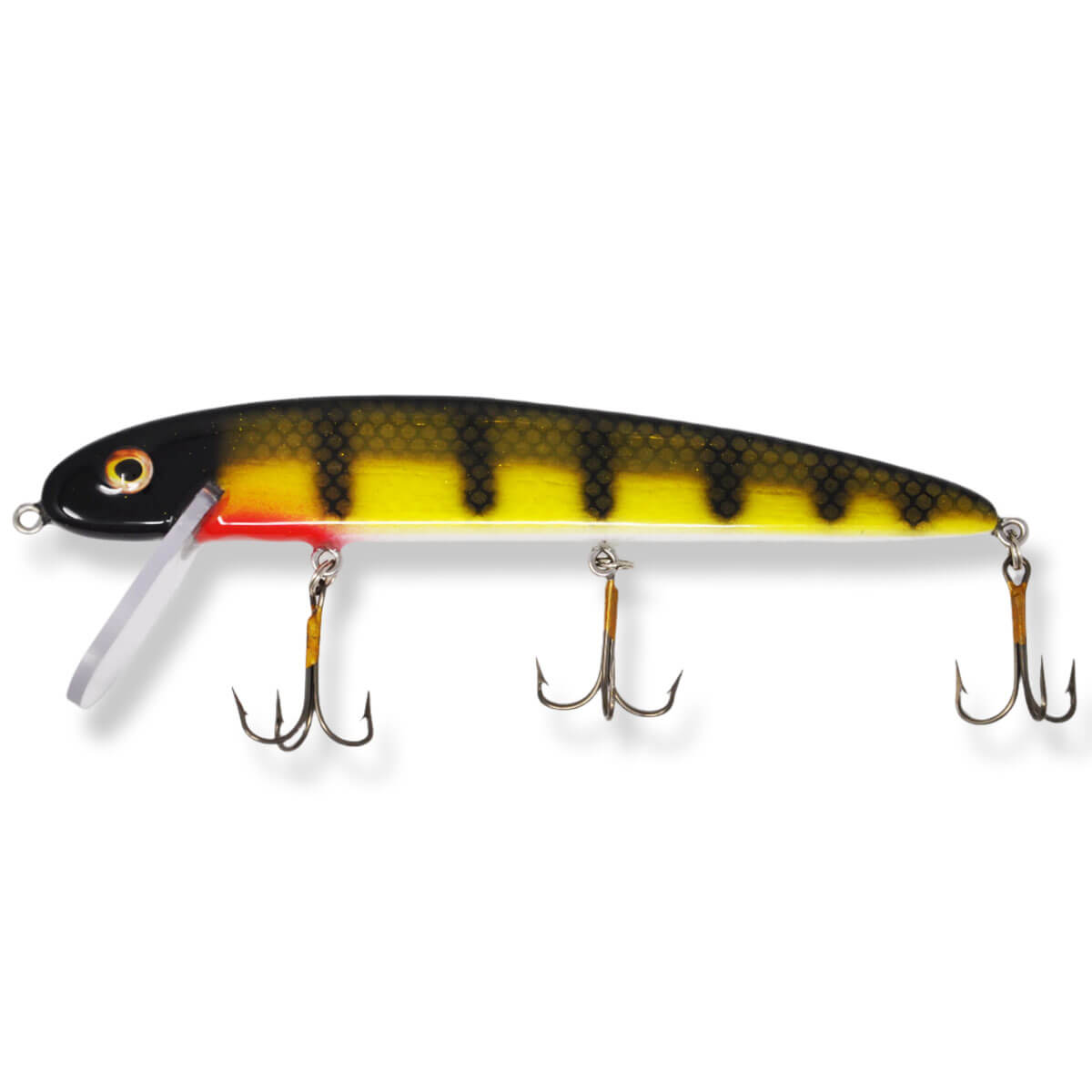 View of Crankbaits B&N Custom Magnum Claw 9.5'' Crankbait Natural Perch available at EZOKO Pike and Musky Shop