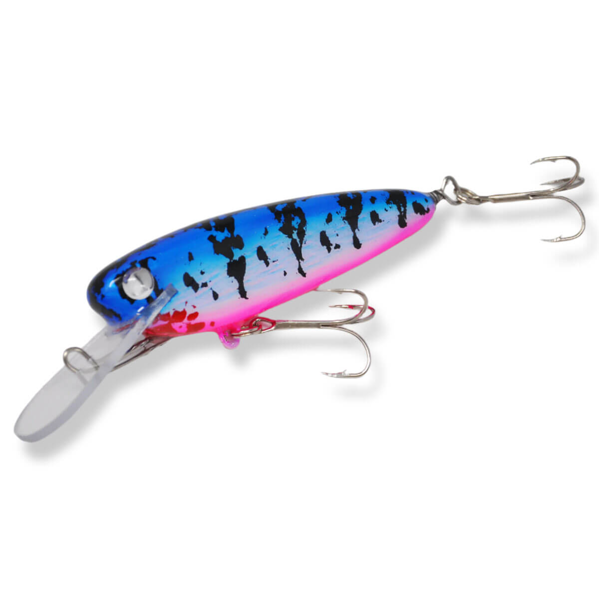 View of Crankbaits B&N Custom Rippin Minnow 4.5'' Crankbait Blue Perch available at EZOKO Pike and Musky Shop