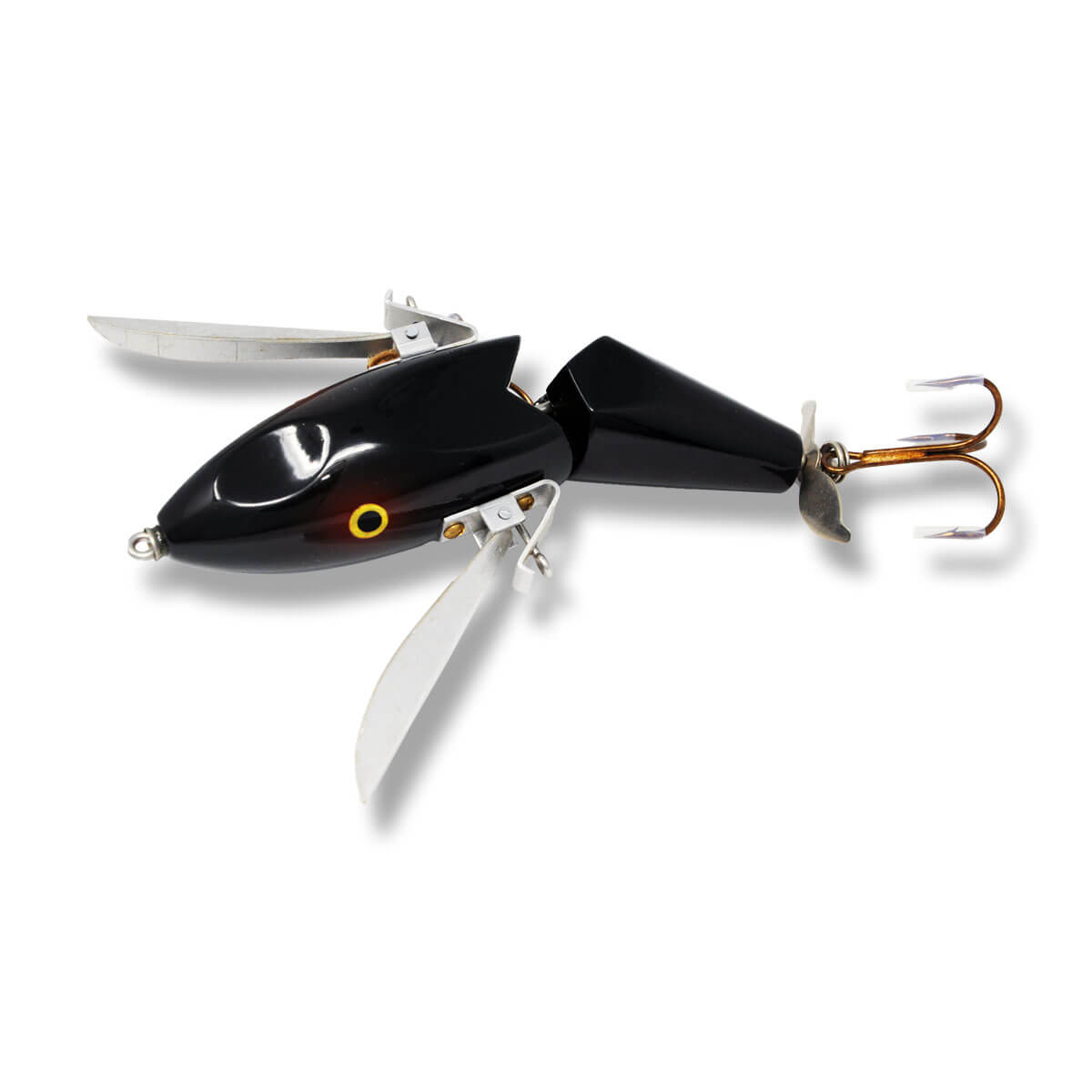 View of Bobbie Bait Creepin' Hogg Black available at EZOKO Fishing