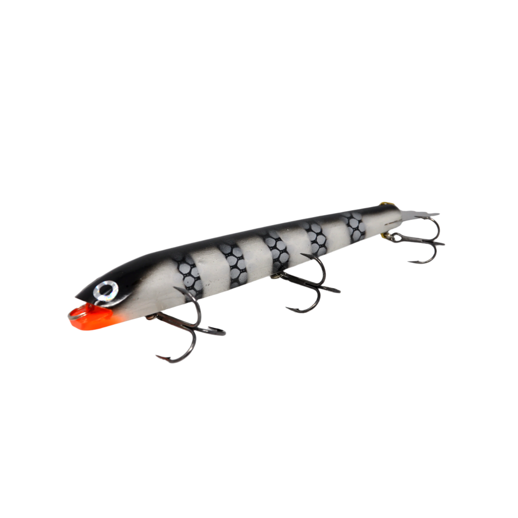 View of Bobbie Bait Jerkbait 8'' Thunder Perch available at EZOKO Pike and Musky Shop