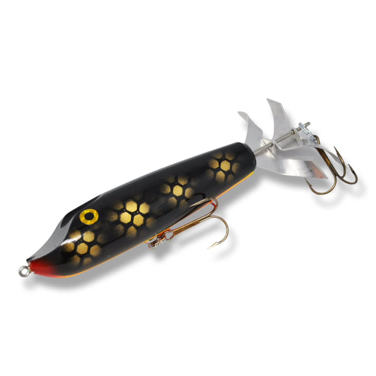 View of Bobbie Bait Wake Maker Topwater Hot Belly available at EZOKO Fishing