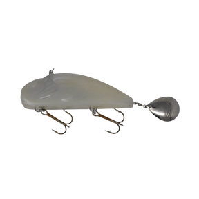 View of Jigs-Spoons Bondy Bait Co. Bondy Bait Junior Spintail Jig Pearl White available at EZOKO Pike and Musky Shop