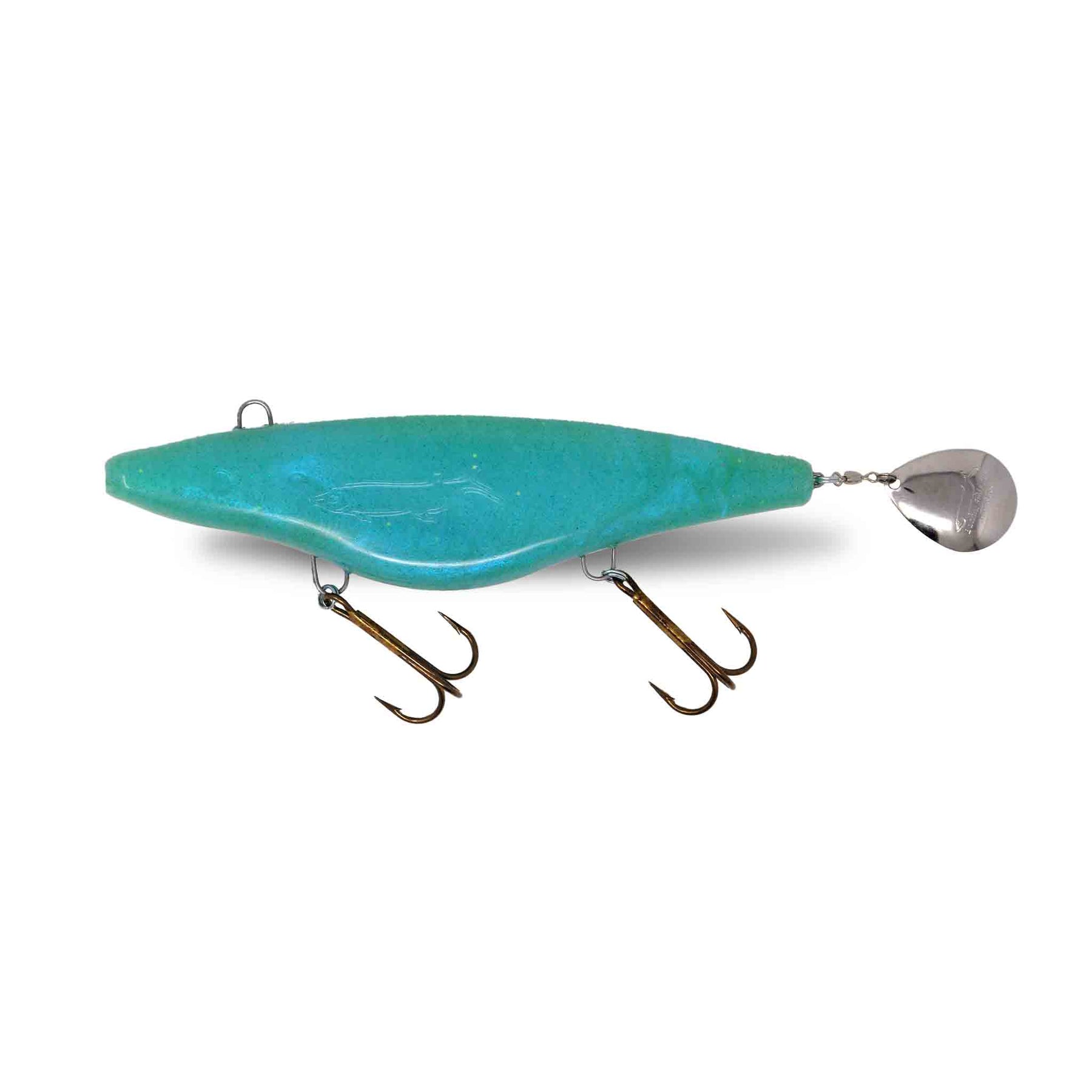 View of Bondy Bait Co. Bondy Wobbler Emerald Shiner available at EZOKO Pike and Musky Shop