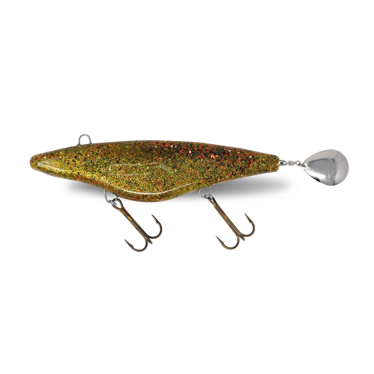 View of Bondy Bait Co. Bondy Wobbler Vomit Shad available at EZOKO Pike and Musky Shop