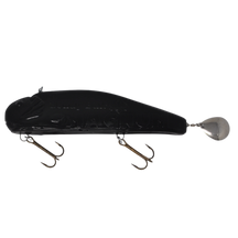 View of Jigs-Spoons Bondy Bait Co. Magnum Spintail Jig Black available at EZOKO Pike and Musky Shop