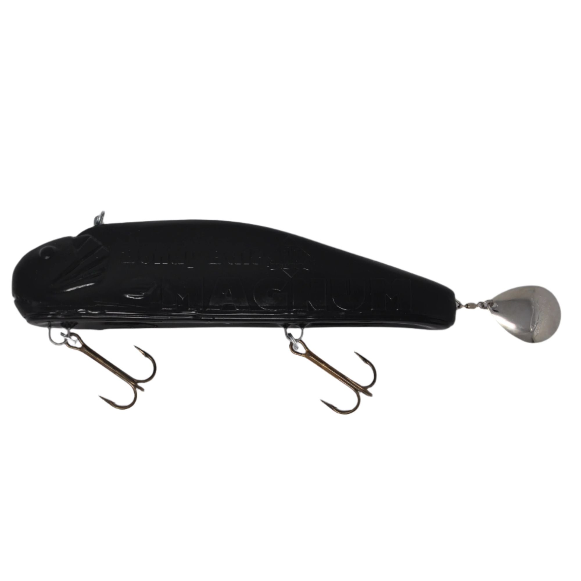 View of Jigs-Spoons Bondy Bait Co. Magnum Spintail Jig Black available at EZOKO Fishing