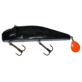 View of Jigs-Spoons Bondy Bait Co. Magnum Bondy Bait Jig Black/Orange available at EZOKO Pike and Musky Shop