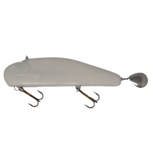 View of Jigs-Spoons Bondy Bait Co. Magnum Spintail Jig Pure White available at EZOKO Pike and Musky Shop